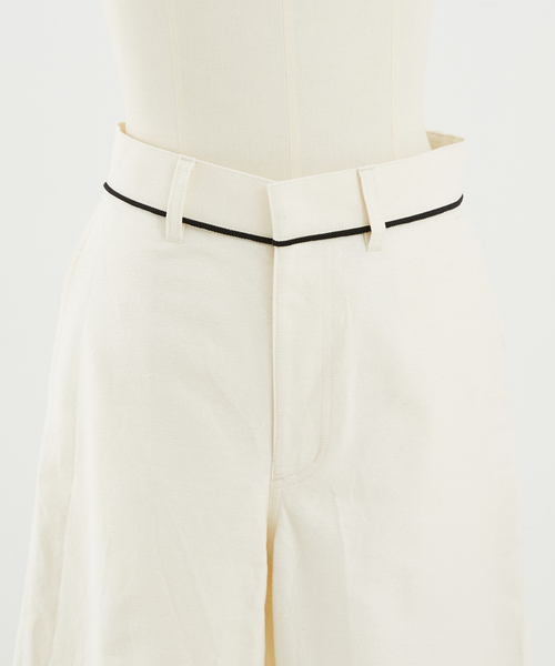 DESIGNWORKS（デザインワークス）の「BEAUVET ﾜｲﾄﾞﾊﾟﾝﾂ（その他パンツ・レディース・アイボリー・0）」の6枚目の写真