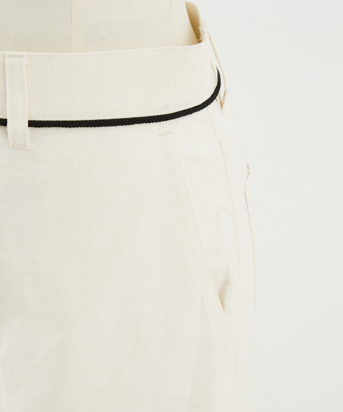 DESIGNWORKS（デザインワークス）の「BEAUVET ﾜｲﾄﾞﾊﾟﾝﾂ（その他パンツ・レディース・アイボリー・0）」の5枚目の写真