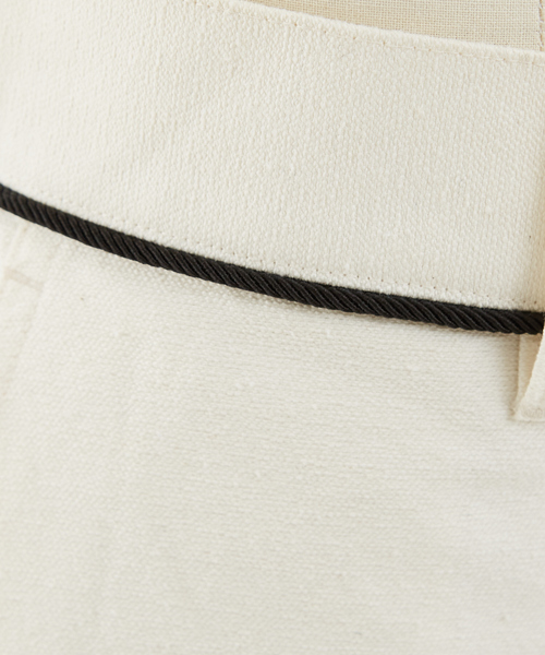 DESIGNWORKS（デザインワークス）の「BEAUVET ﾜｲﾄﾞﾊﾟﾝﾂ（その他パンツ・レディース・アイボリー・0）」の3枚目の写真