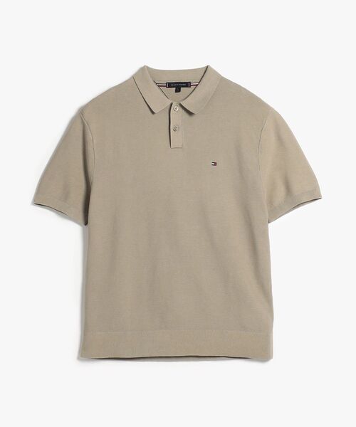 TOMMY HILFIGER(トミーヒルフィガー)の「コットンショートスリーブポロニット(ニット/セーター・メンズ・グレー/グリーン・X-LARGE/MEDIUM/LARGE/SMALL)」の5枚目の写真