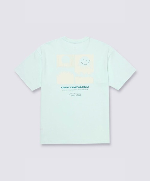 VANS(バンズ)の「SUN Tシャツ / LR SMILE SUN SS TEE HINT OF MI VN000NN2RNE1(Tシャツ/カットソー・メンズ・ミント・X-SMALL/SMALL/MEDIUM)」の1枚目の写真