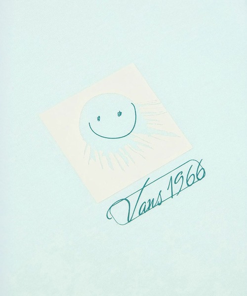 VANS(バンズ)の「SUN Tシャツ / LR SMILE SUN SS TEE HINT OF MI VN000NN2RNE1(Tシャツ/カットソー・メンズ・ミント・X-SMALL/SMALL/MEDIUM)」の4枚目の写真