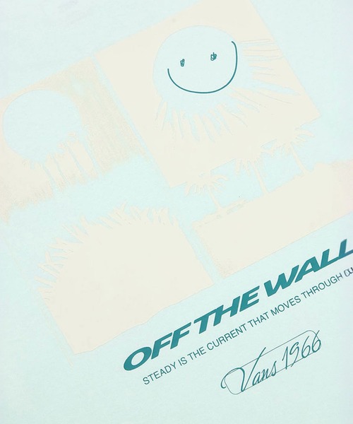 VANS(バンズ)の「SUN Tシャツ / LR SMILE SUN SS TEE HINT OF MI VN000NN2RNE1(Tシャツ/カットソー・メンズ・ミント・X-SMALL/SMALL/MEDIUM)」の5枚目の写真