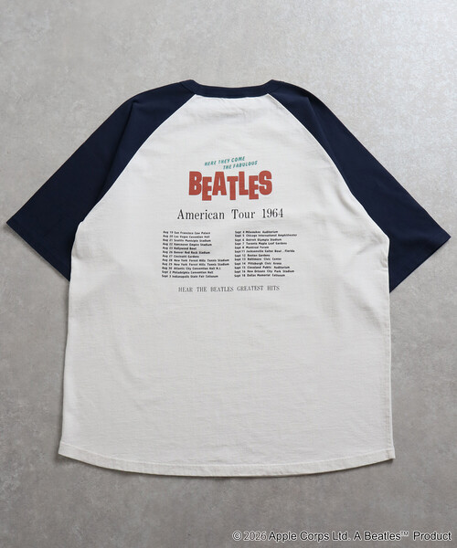 FREAK'S STORE(フリークスストア)の「限定展開 THE BEATLES/ザ ビートルズ ビッグシルエット フォトプリント ラグランTシャツ / ツアーTEE(Tシャツ/カットソー・メンズ・ホワイト/オフホワイト・MEDIUM/X-LARGE/LARGE)」の19枚目の写真