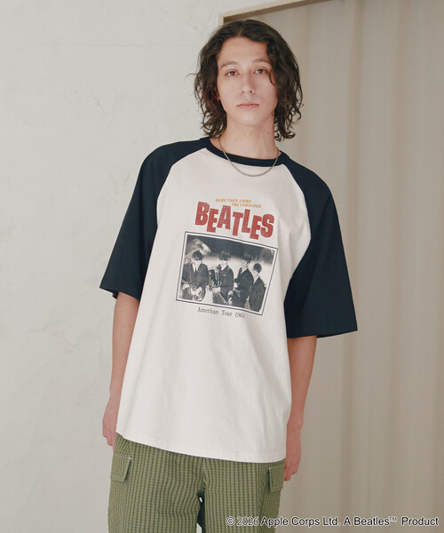 FREAK'S STORE(フリークスストア)の「限定展開 THE BEATLES/ザ ビートルズ ビッグシルエット フォトプリント ラグランTシャツ / ツアーTEE(Tシャツ/カットソー・メンズ・ホワイト/オフホワイト・MEDIUM/X-LARGE/LARGE)」の21枚目の写真