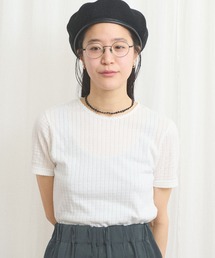 fig Ｌondon | eyelet tereko short sleeve(Tシャツ/カットソー)