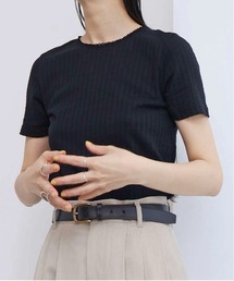 fig London | _eyelet tereko short sleeve(Tシャツ/カットソー)