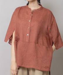 Munich（ミューニック）の「60sフレンチリネンキャンバスプルオーバーシャツ（シャツ/ブラウス）」