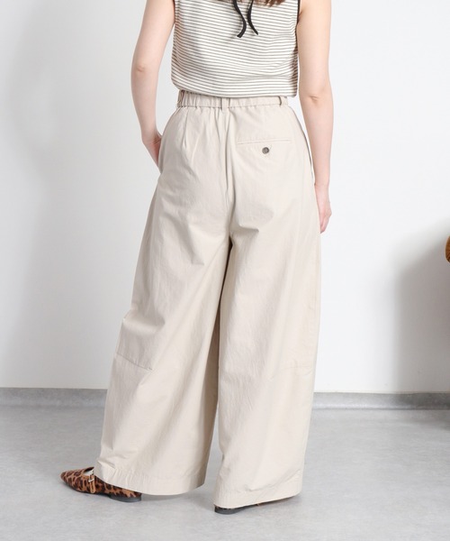 cepo（セポ）の「2タック カーブワイドイージーパンツ / コットンナイロン（その他パンツ・レディース・ブラック/ベージュ/オリーブ・M/L/S）」の20枚目の写真