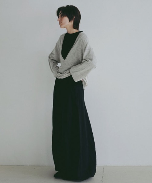 ETRE TOKYO（エトレトウキョウ）の「ダブルガーゼバレルパンツ（その他パンツ・レディース・ブラック/ホワイト・M/S）」の4枚目の写真