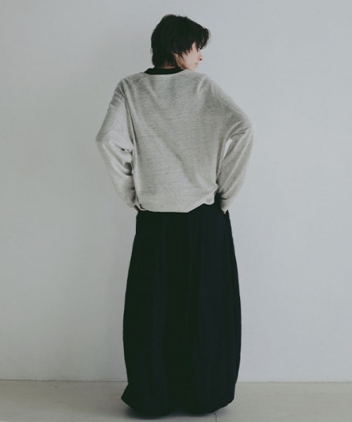 ETRE TOKYO（エトレトウキョウ）の「ダブルガーゼバレルパンツ（その他パンツ・レディース・ブラック/ホワイト・M/S）」の5枚目の写真