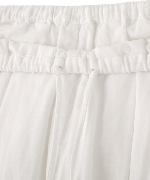 ETRE TOKYO（エトレトウキョウ）の「ダブルガーゼバレルパンツ（その他パンツ・レディース・ブラック/ホワイト・M/S）」の16枚目の写真