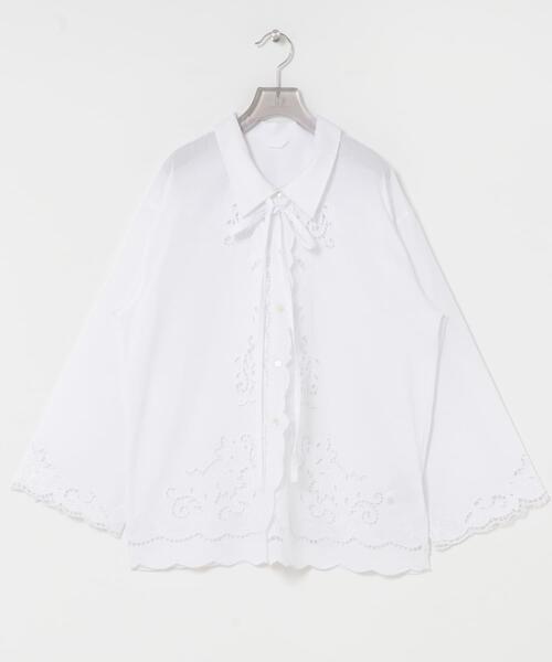 URBAN RESEARCH(アーバンリサーチ)の「カットワーク刺繍シャツ(シャツ/ブラウス・レディース・ホワイト/ブラック・FREE)」の10枚目の写真