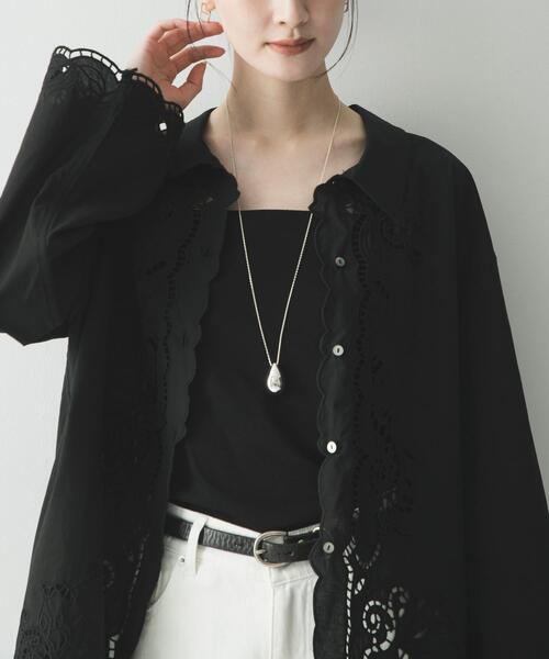 URBAN RESEARCH(アーバンリサーチ)の「カットワーク刺繍シャツ(シャツ/ブラウス・レディース・ホワイト/ブラック・FREE)」の18枚目の写真