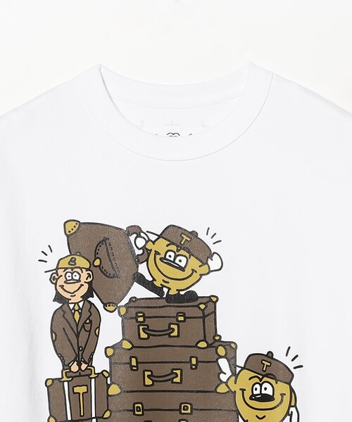 BEAMS T（ビームスティー）の「Yutaka Kobayashi / TRAVELING TEE（Tシャツ/カットソー・メンズ・ホワイト・SMALL/X-LARGE/LARGE/MEDIUM）」の3枚目の写真