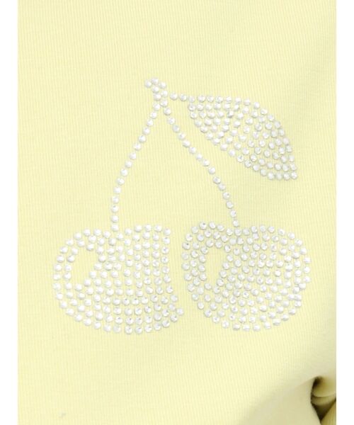 dazzlin(ダズリン)の「【UV】ラインストーンモチーフコンパクトTシャツ(Tシャツ/カットソー・レディース・ブルー/オフホワイト/ブラック/ライム・FREE)」の13枚目の写真