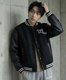 VIBGYOR | ROCAWEAR/ロカウェア　MELTON VERSITY JK(CN)(スタジャン)