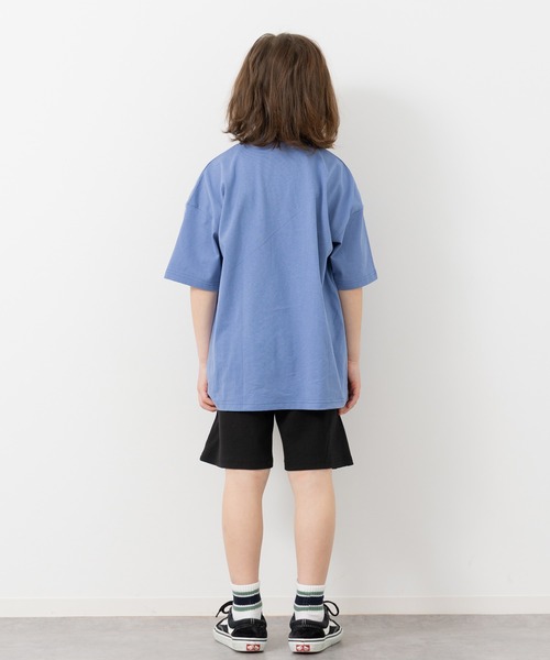 JAM & LINK(ジャムアンドリンク)の「テレコ素材 ピンタックハーフパンツ(その他パンツ・キッズ・グレー/ブラウン/チャコールグレー/グレイッシュブルー/ブラック・160cm/150cm/140cm/130cm/120cm/110cm/100cm)」の12枚目の写真