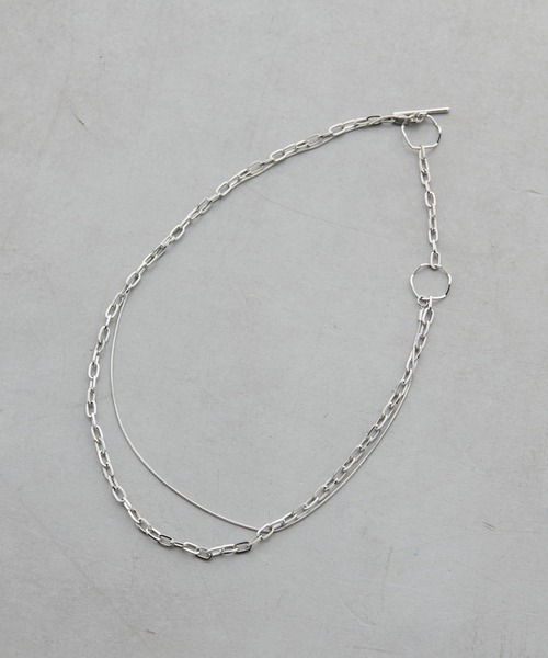 natural couture（ナチュラルクチュール）の「【LARUTA】[Web限定]マルチWAYチェーンネックレス（ネックレス・レディース・ゴールド/シルバー・FREE）」の6枚目の写真