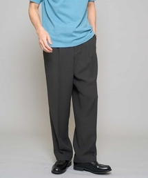 a.v.v | 【イージーケア/洗濯機で洗える/毛玉になりにくい/ストレッチ】メッシュストレッチワンタックワイドイージースラックス(その他パンツ)