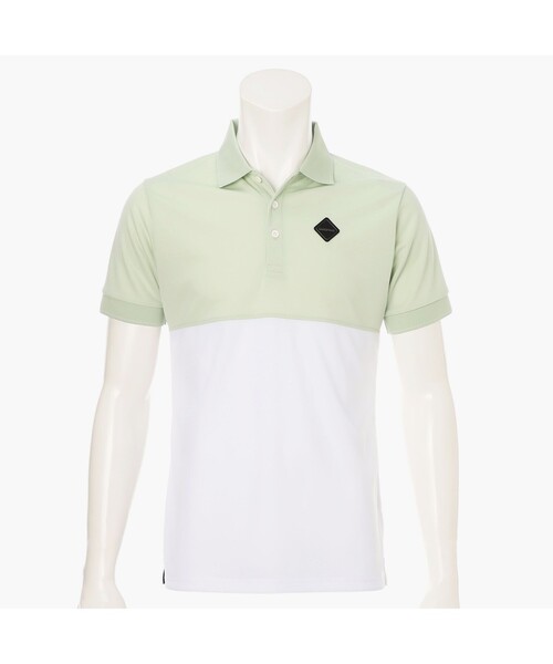 BRIEFING(ブリーフィング)の「【BRIEFING GOLF/ブリーフィングゴルフ】 MEN’S BI-COLOR POLO(ポロシャツ・メンズ・チャコール/グリーン系その他2/ブラック/ネイビー・L/M/S/XL)」の3枚目の写真