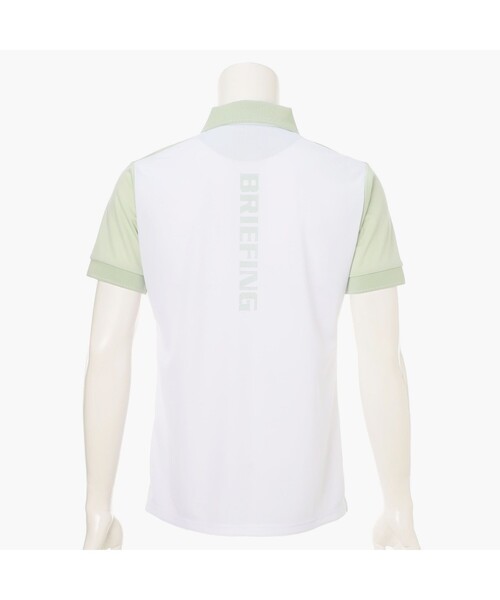 BRIEFING(ブリーフィング)の「【BRIEFING GOLF/ブリーフィングゴルフ】 MEN’S BI-COLOR POLO(ポロシャツ・メンズ・チャコール/グリーン系その他2/ブラック/ネイビー・L/M/S/XL)」の5枚目の写真