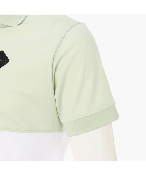 BRIEFING(ブリーフィング)の「【BRIEFING GOLF/ブリーフィングゴルフ】 MEN’S BI-COLOR POLO(ポロシャツ・メンズ・チャコール/グリーン系その他2/ブラック/ネイビー・L/M/S/XL)」の21枚目の写真