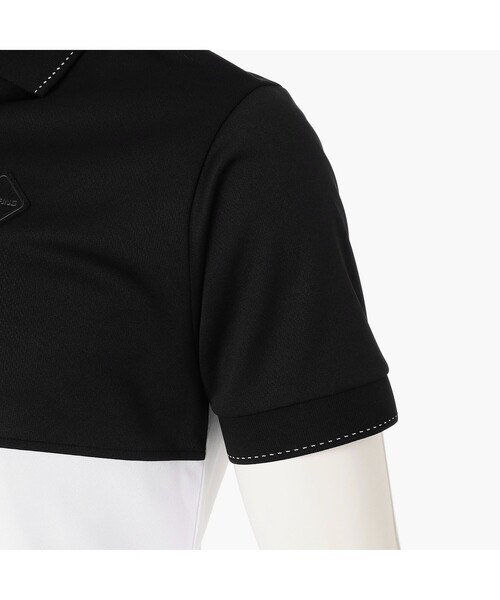BRIEFING(ブリーフィング)の「【BRIEFING GOLF/ブリーフィングゴルフ】 MEN’S BI-COLOR POLO(ポロシャツ・メンズ・チャコール/グリーン系その他2/ブラック/ネイビー・L/M/S/XL)」の18枚目の写真
