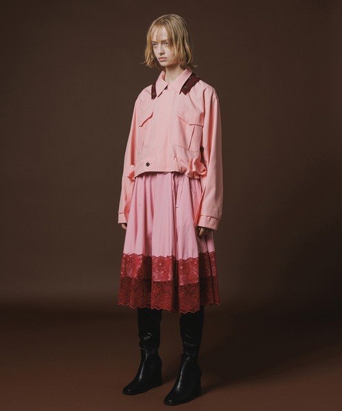 NON TOKYO（ノントーキョー）の「LACE RIBBON SHORTS（その他パンツ・レディース・ブラック/ピンク/ワインレッド・1/2）」の9枚目の写真