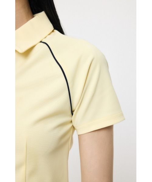 MOUSSY U/M ZIP UP シャツ 黄色 moussy - MOUSSY U/M ZIP UP シャツ 黄色の通販 by 🍓🍓🍓｜マウジー