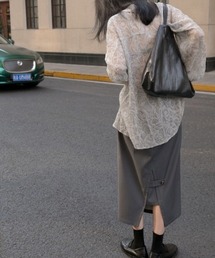 CHUN CHUN NOTES（チュンチュンノーツ）の「26SS/フラワー しわ加工 シアーオーバーシャツ（シャツ/ブラウス）」