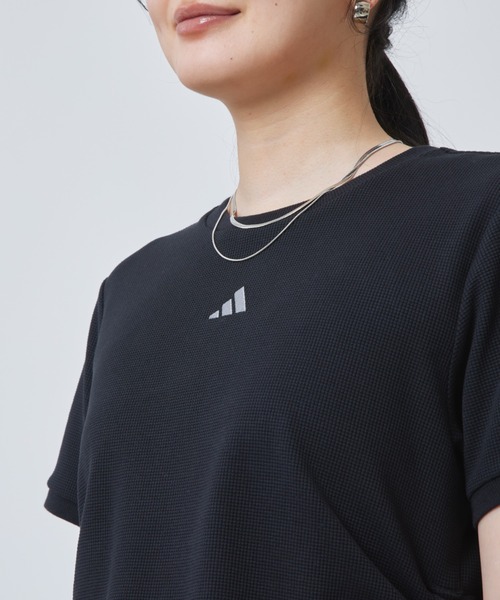 adidas(アディダス)の「【別注】アディダス adidas アルペン ワッフル サイドギャザー 半袖Tシャツ 限定コラボ(Tシャツ/カットソー・レディース・オフホワイト/ブラック・S/M/L/XL)」の16枚目の写真