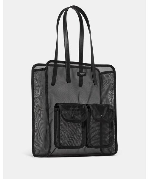 kate spade new york(ケイトスペード ニューヨーク)の「ブリージー メッシュ トート バッグ(ショルダーバッグ・レディース・ブラック・ONESIZE)」の3枚目の写真