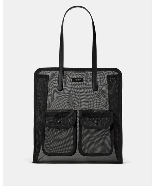 kate spade new york(ケイトスペード ニューヨーク)の「ブリージー メッシュ トート バッグ(ショルダーバッグ・レディース・ブラック・ONESIZE)」の2枚目の写真