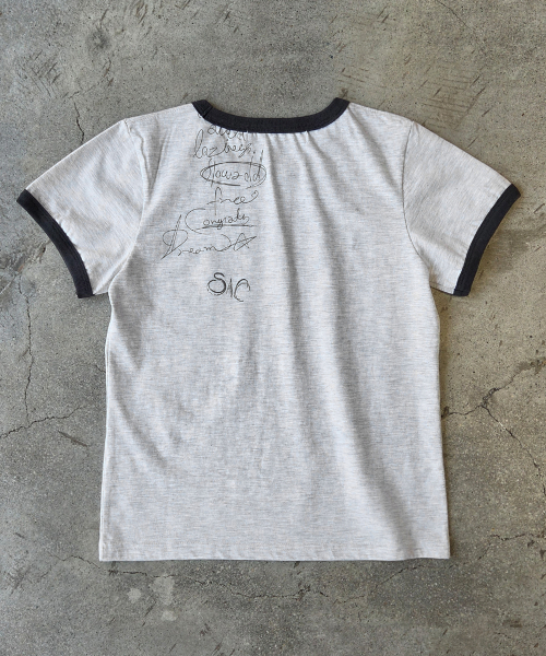 SLOWACID（スローアシッド）の「ウォッシュドノマドリングリーバンパーTシャツ[グレー/チャコール]（Tシャツ/カットソー・レディース・その他・X-SMALL/SMALL/MEDIUM/LARGE）」の7枚目の写真