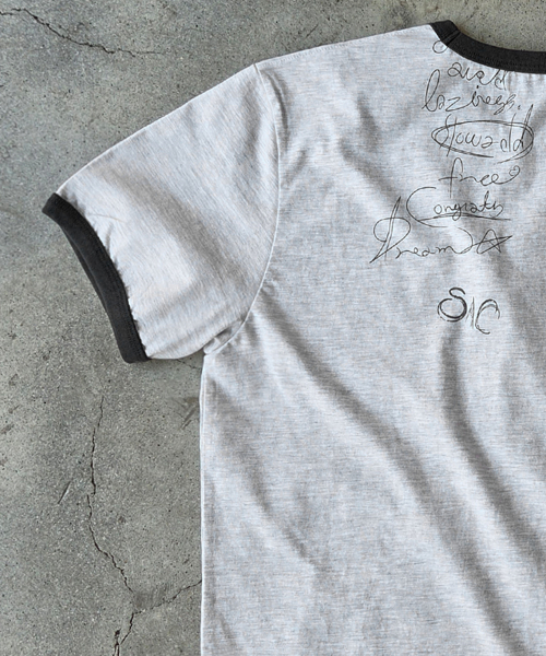 SLOWACID（スローアシッド）の「ウォッシュドノマドリングリーバンパーTシャツ[グレー/チャコール]（Tシャツ/カットソー・レディース・その他・X-SMALL/SMALL/MEDIUM/LARGE）」の6枚目の写真