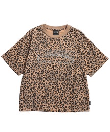 THRASHER (スラッシャー) ショート丈 Tシャツ 半袖 綿100% レオパード柄 カモフラ柄 クルーネック カットソー TH26SU05D12 ユニセックス 迷彩 アニマル