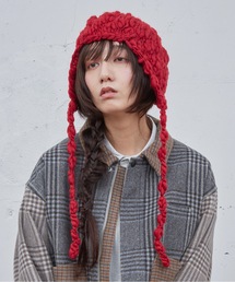Dulcamara（ドゥルカマラ）の「ハンドニットイヤーフラップビーニー（ニットキャップ/ビーニー）」