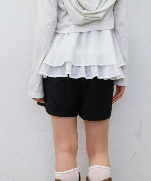 archives(アルシーヴ)の「ドットコンパクトショートパンツ(その他パンツ・レディース・ブラック/グレー・MEDIUM)」の17枚目の写真