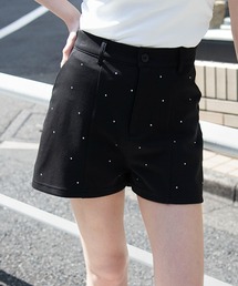 WEGO/ラインストーンマイクロショートパンツ