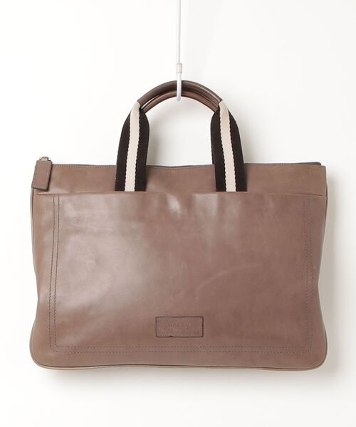 ブランド古着】BALLY｜バリー（メンズ）のハンドバッグ（ブラウン/茶色