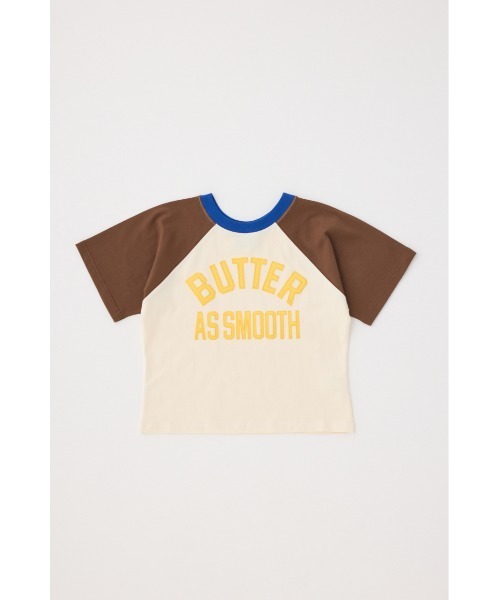 GREEN BUTTER(グリーンバター)の「Smooth Raglan Sleeve Tシャツ(Tシャツ/カットソー・レディース・ブラック/ブルー/ブラウン・MEDIUM)」の3枚目の写真