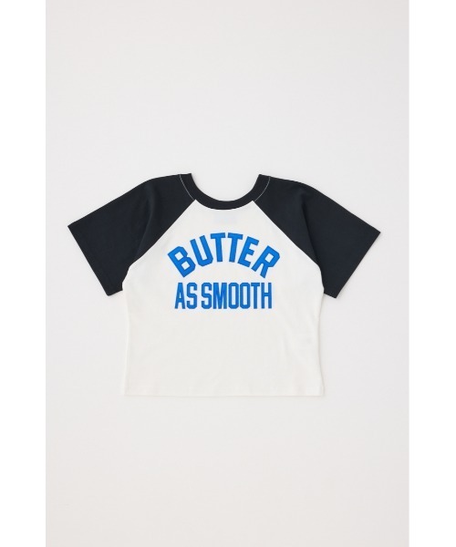 GREEN BUTTER(グリーンバター)の「Smooth Raglan Sleeve Tシャツ(Tシャツ/カットソー・レディース・ブラック/ブルー/ブラウン・MEDIUM)」の2枚目の写真