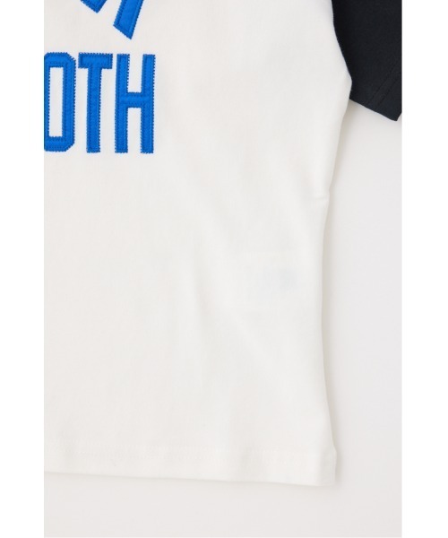 GREEN BUTTER(グリーンバター)の「Smooth Raglan Sleeve Tシャツ(Tシャツ/カットソー・レディース・ブラック/ブルー/ブラウン・MEDIUM)」の7枚目の写真