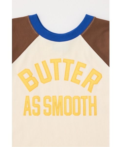 GREEN BUTTER(グリーンバター)の「Smooth Raglan Sleeve Tシャツ(Tシャツ/カットソー・レディース・ブラック/ブルー/ブラウン・MEDIUM)」の13枚目の写真