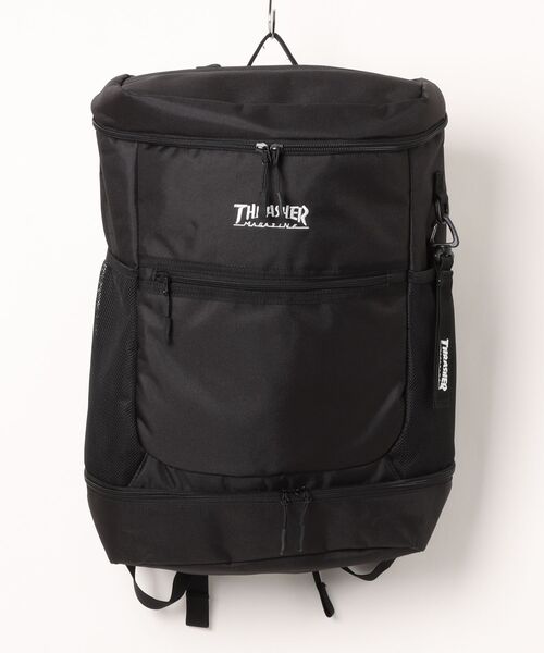 THRASHER(スラッシャー)の「THRASHER BOX SACK(バックパック/リュック・メンズ・ブラック系その他2/ブラック系その他・FREE)」の2枚目の写真
