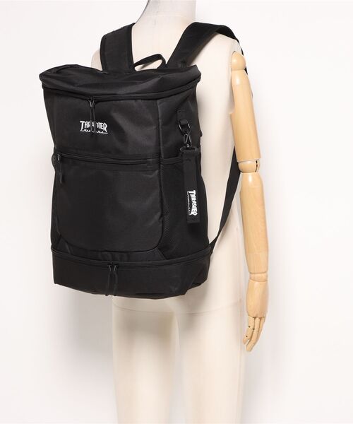 THRASHER(スラッシャー)の「THRASHER BOX SACK(バックパック/リュック・メンズ・ブラック系その他2/ブラック系その他・FREE)」の6枚目の写真