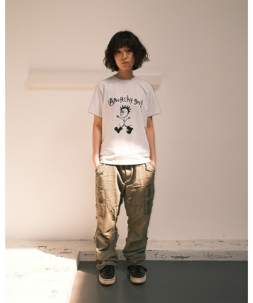 THE SCOT WRECK(ザ スコットレック)の「ANARCHY GUY(Tシャツ/カットソー・メンズ・アッシュ・SMALL/MEDIUM/LARGE/X-LARGE)」の8枚目の写真