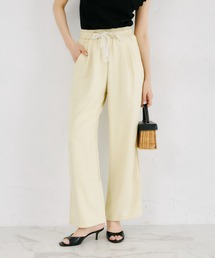 tocco closet（トッコ　クローゼット）の「【ZOZO限定】ウエストレースリボンイージーパンツ（その他パンツ）」