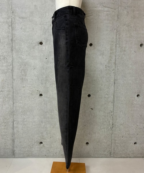 GLAMOROUS JANE(グラマラスジェーン)の「ウォッシュ切替BKデニムPT(デニムパンツ・レディース・ブラック・S/M/L)」の8枚目の写真